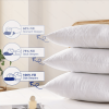 white standard size extra firm-pillow 1800